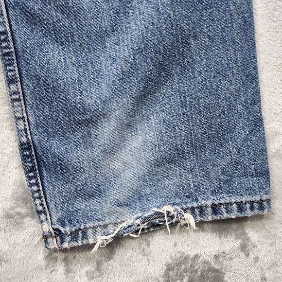 Vintage Arizona Jeans Mens 36X36 Blue Relaxed Fit Distressed Straight Leg Casual - Picture 6 of 15